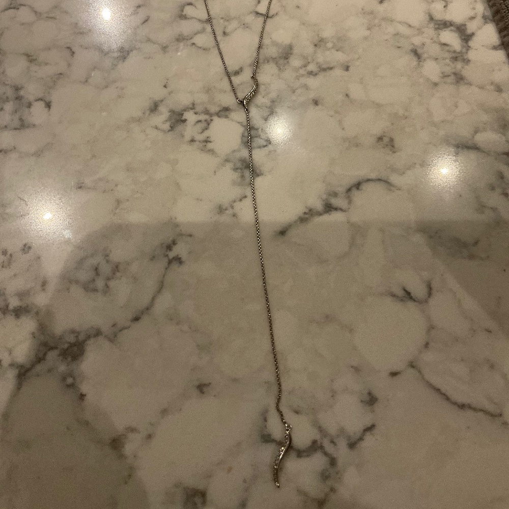 Kendra Scott silver & crystal necklace